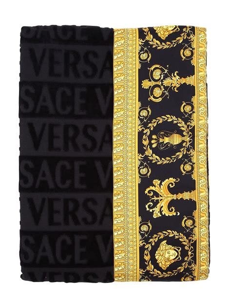 versace beach towels|versace barocco beach towel sale.